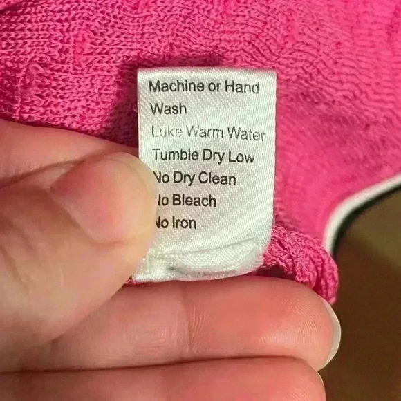 Ming Wang Barbie Pink Cardigan 3/4 sleeves Size Petite Small - Picture 2 of 10